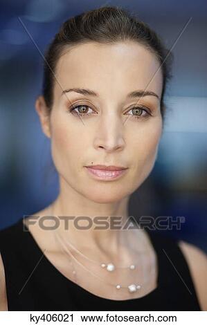Stock Image - Portrait of a businesswoman. Fotosearch