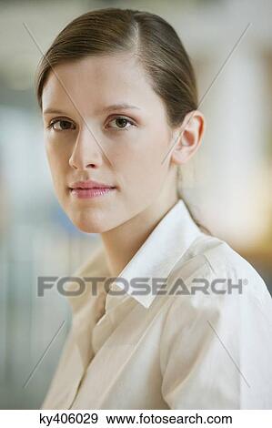 Portrait of a businesswoman View Large Photo Image Stock Photo - Portrait of a businesswoman. Fotosearch