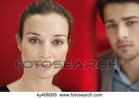 Stock Photography - Portrait of business executives in an office. Fotosearch