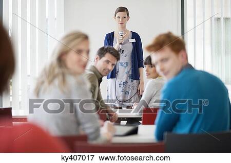Business executives in a seminar View Large Photo Image Stock Photo - Business executives in a seminar. Fotosearch