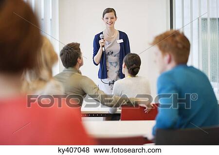 Business executives in a seminar View Large Photo Image Stock Photo - Business executives in a seminar. Fotosearch