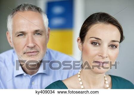 Picture - Portrait of business executives in an office. Fotosearch