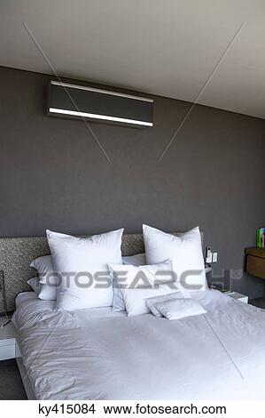 Interiors of a bedroom View Large Photo Image Picture - Interiors of a bedroom. Fotosearch