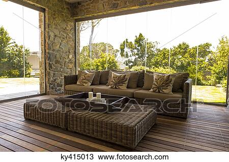 Interiors of a living room View Large Photo Image Stock Image - Interiors of a living room. Fotosearch
