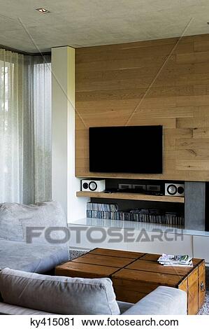 Interiors of a living room View Large Photo Image Stock Image - Interiors of a living room. Fotosearch