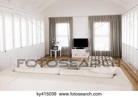 Interiors of a living room View Large Photo Image Stock Photo - Interiors of a living room. Fotosearch