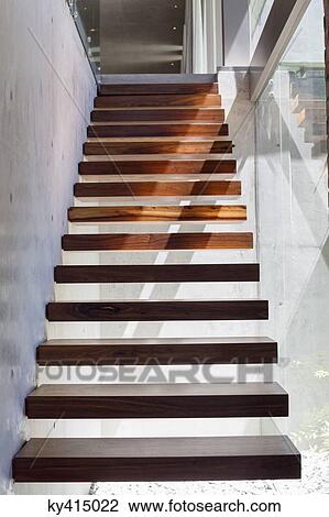 Stock Image - Staircase of a house. Fotosearch