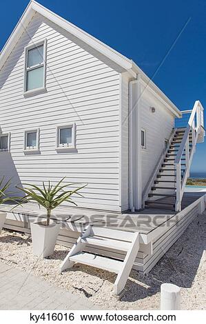 Stock Photograph - Facade of a house. Fotosearch