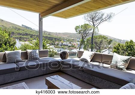 Interiors of a living room View Large Photo Image Stock Image - Interiors of a living room. Fotosearch