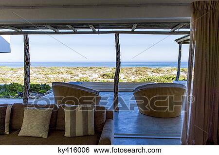 Interiors of a living room View Large Photo Image Stock Photograph - Interiors of a living room. Fotosearch