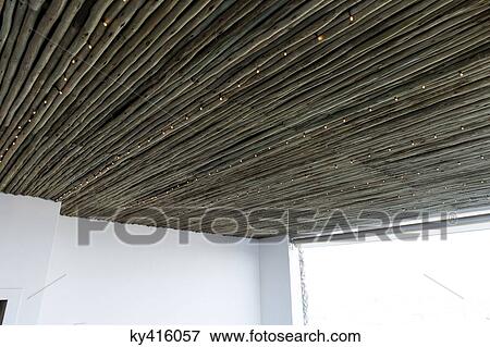 Low angle view of a cane ceiling View Large Photo Image Stock Photo - Low angle view of a cane ceiling. Fotosearch