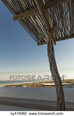 Stock Image - View from the terrace of a house. Fotosearch