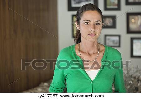Portrait of a woman View Large Photo Image Stock Photo - Portrait of a woman. Fotosearch