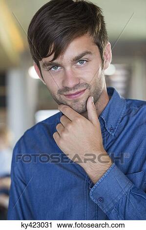 Portrait of a man View Large Photo Image Stock Image - Portrait of a man. Fotosearch
