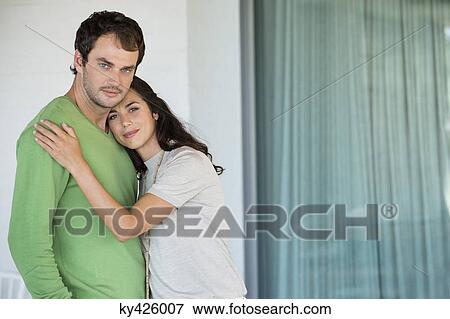 Stock Photo - Portrait of a couple. Fotosearch