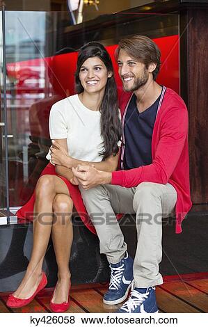 Romantic couple in a restaurant View Large Photo Image Stock Photo - Romantic couple in a restaurant. Fotosearch