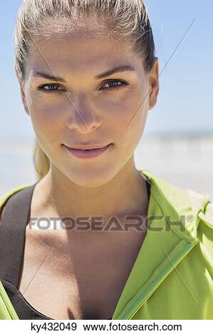 Stock Photo - Portrait of a woman. Fotosearch