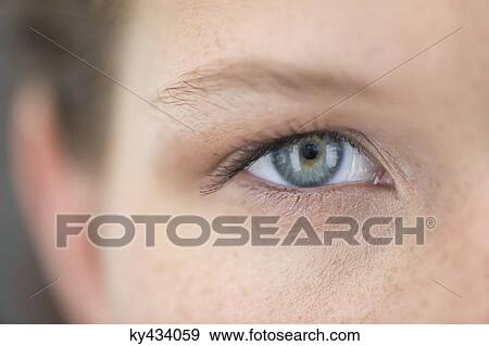 Stock Photo - Close-up of a woman's eye. Fotosearch