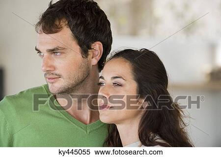 Close-up of a couple View Large Photo Image Stock Photography - Close-up of a couple. Fotosearch