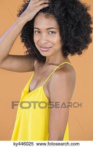 Portrait of a woman posing View Large Photo Image Stock Photography - Portrait of a woman posing. Fotosearch