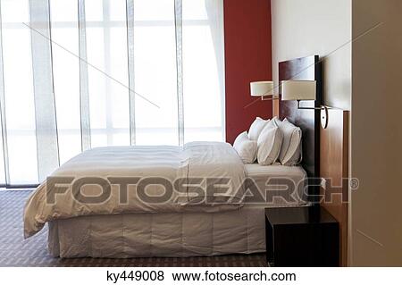 Interiors of a bedroom View Large Photo Image Stock Photo - Interiors of a bedroom. Fotosearch