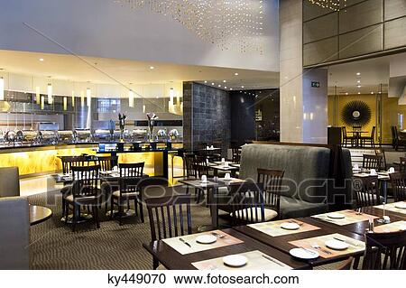 Interiors of a restaurant View Large Photo Image Stock Image - Interiors of a restaurant. Fotosearch