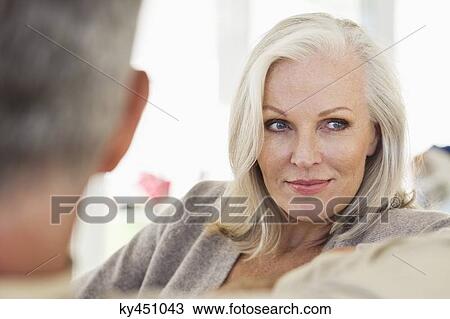 Close-up of a senior couple at home View Large Photo Image Stock Image - Close-up of a senior couple at home. Fotosearch
