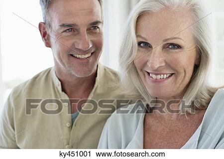 Smiling senior couple View Large Photo Image Stock Image - Smiling senior couple. Fotosearch