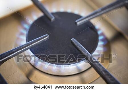 Close-up of a gas stove burner View Large Photo Image Stock Image - Close-up of a gas stove burner. Fotosearch