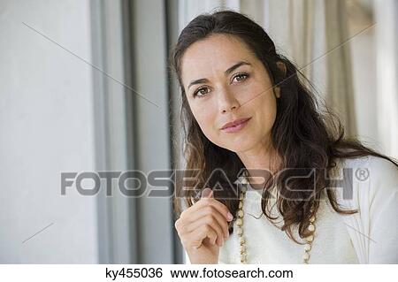 Portrait of a woman View Large Photo Image Stock Photograph - Portrait of a woman. Fotosearch