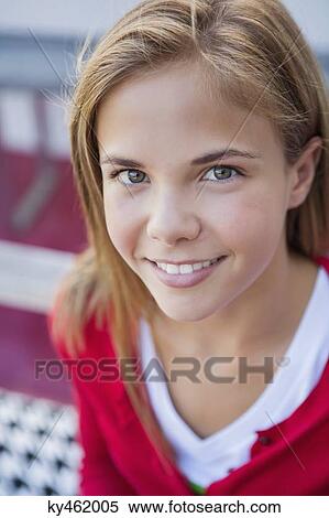 Stock Photography - Girl smiling. Fotosearch