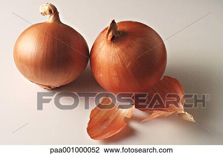 Stock Image - vegetable, vegetables, onion, onions, delicatessen, product, produce. Fotosearch
