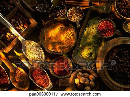 spice, spices, delicatessen, product, produce, foodstuff, foodstuffs View Large Photo Image Stock Photo - spice, spices, delicatessen, product, produce, foodstuff, foodstuffs. Fotosearch