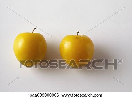 Stock Photograph - Yellow plums. Fotosearch