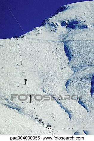 mountain, mountains, snow, landscape, landscapes, chairlift, snowy View Large Photo Image Stock Photograph - mountain, mountains, snow, landscape, landscapes, chairlift, snowy. Fotosearch
