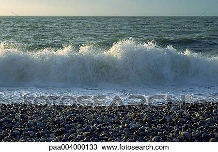 sea, landscape, landscapes, beach, beaches, pebble, pebbles View Large Photo Image Stock Image - sea, landscape, landscapes, beach, beaches, pebble, pebbles. Fotosearch