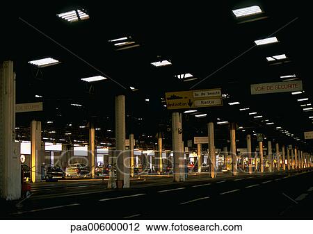 Freeway tollbooths. View Large Photo Image Stock Image - Freeway tollbooths.. Fotosearch