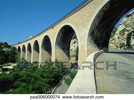Road under aqueduct. View Large Photo Image Picture - Road under aqueduct.. Fotosearch