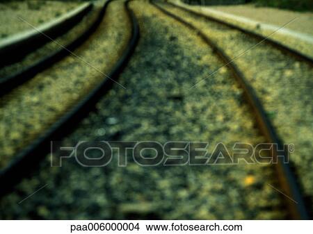 Train tracks. View Large Photo Image Picture - Train tracks.. Fotosearch