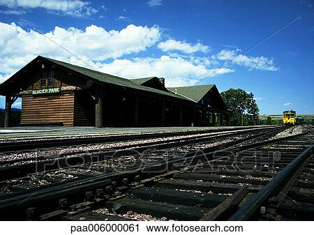 USA, rural train station and tracks View Large Photo Image Stock Image - USA, rural train station and tracks. Fotosearch