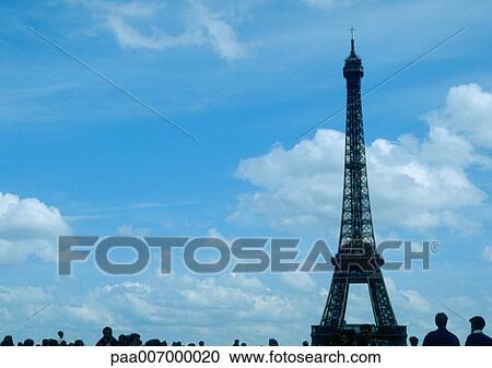 Stock Image - France, Paris, Eiffel Tower. Fotosearch