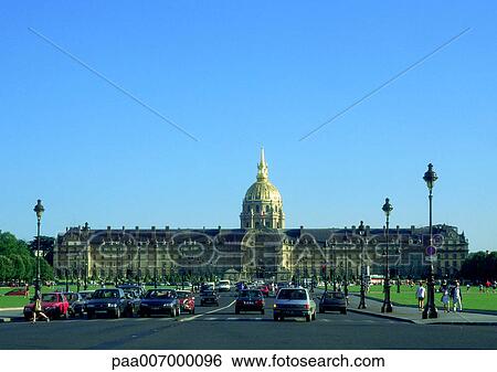Stock Photograph - France, Paris, Les Invalides . Fotosearch