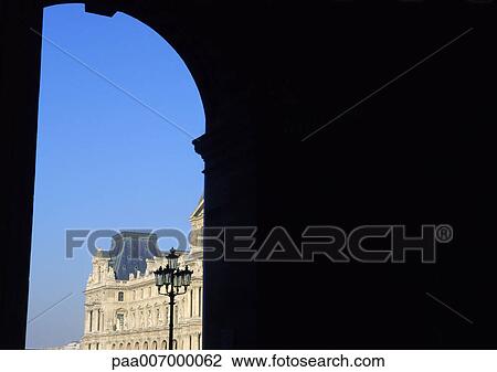 Stock Image - France, Paris, the Louvre. Fotosearch