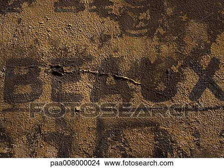 Beautiful typography in French on wall. View Large Photo Image Picture - Beautiful typography in French on wall.. Fotosearch