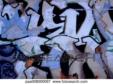Graffiti on wall. View Large Photo Image Stock Photo - Graffiti on wall.. Fotosearch
