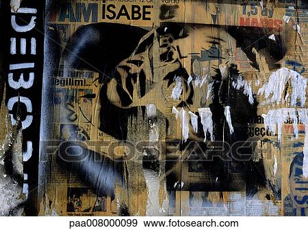 Graffiti on wall. View Large Photo Image Stock Photo - Graffiti on wall.. Fotosearch