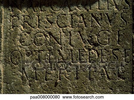 Latin engraved in stone wall. View Large Photo Image Stock Image - Latin engraved in stone wall.. Fotosearch
