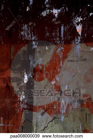 Typography painted on worn wall. View Large Photo Image Stock Photo - Typography painted on worn wall.. Fotosearch