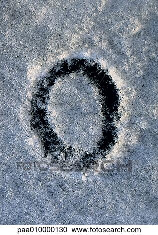 0 text in snow View Large Photo Image Stock Image - 0 text in snow. Fotosearch