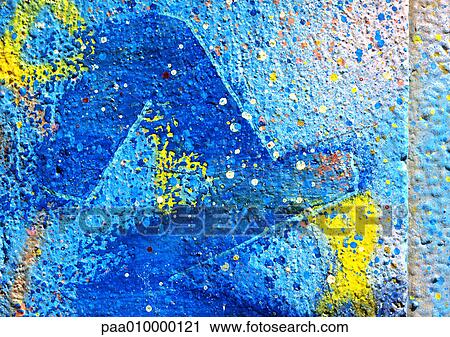 Stock Image - 1 text, spray painted. Fotosearch